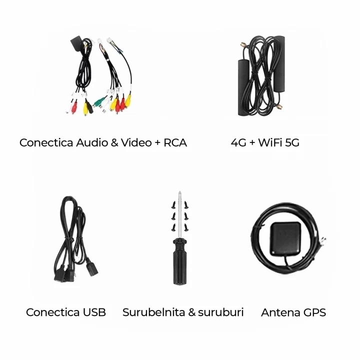 Navigatie auto Teyes CC3 Universala Skoda 4+32 QLED 9" Octa-core 1.8Ghz Android 4G Bluetooth DSP - Varianta A - imagine 5