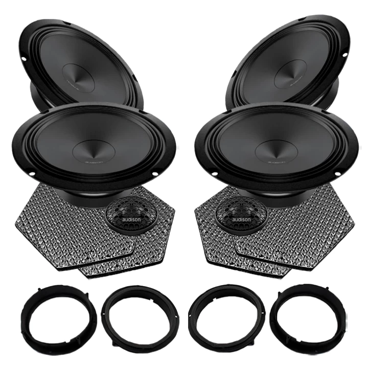 Pachet difuzoare auto Audison Prima dedicat Volkswagen Jetta 7 2018-