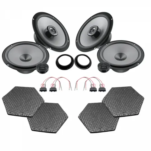 Pachet difuzoare auto Hertz Uno dedicat Volkswagen Touareg (2003 – 2010)