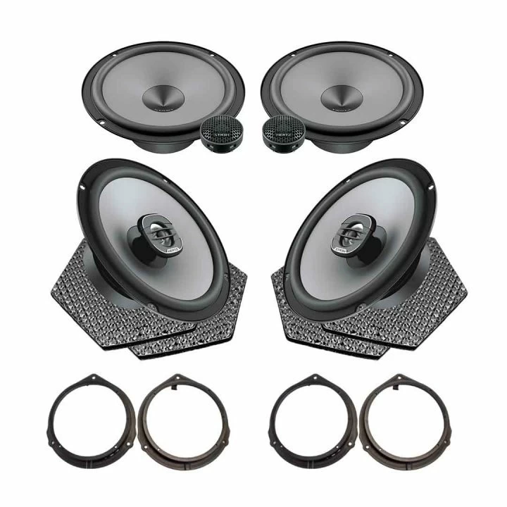 Pachet difuzoare auto Hertz Uno dedicat Mercedes C Class 2007-2015