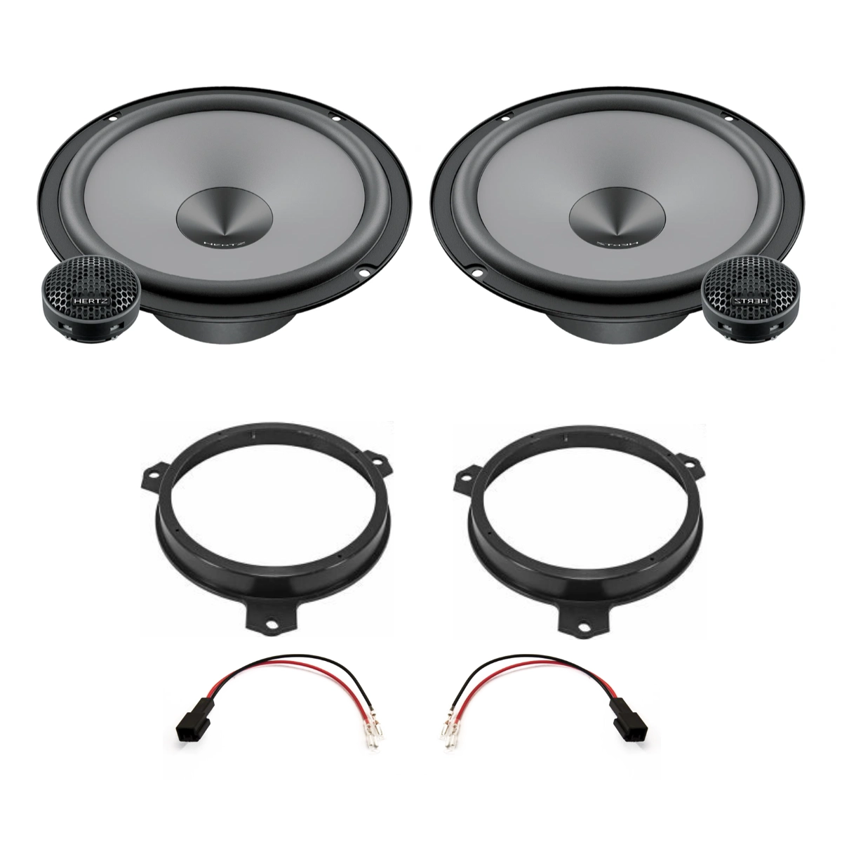 Pachet difuzoare auto usi Fata Toyota Yaris 2021-2023 Hertz Uno 75 W