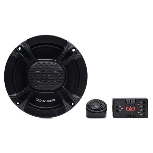 Difuzoare auto DD Audio E-C6.5b set componente, 165mm, 75W RMS, 4Ω, set 2 difuzoare