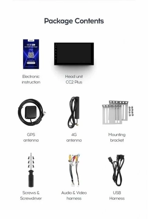 Navigatie auto Teyes CC3 7" 4+32 QLED Octa-core 1.8Ghz Android 4G Bluetooth 5.1 DSP - imagine 2