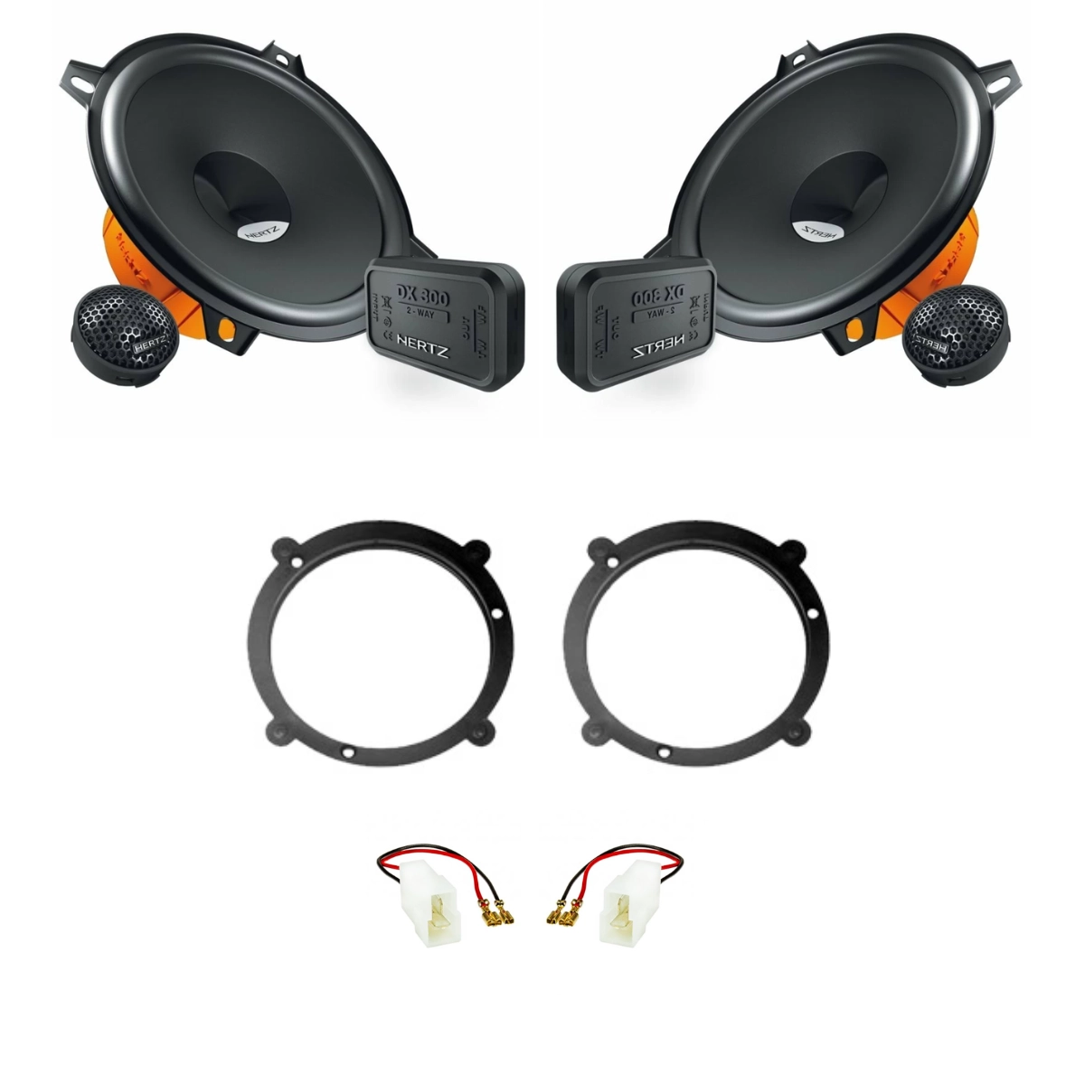 Pachet difuzoare auto usi Fata Audi A3 8L 1996-2003 Hertz Dieci 80 W