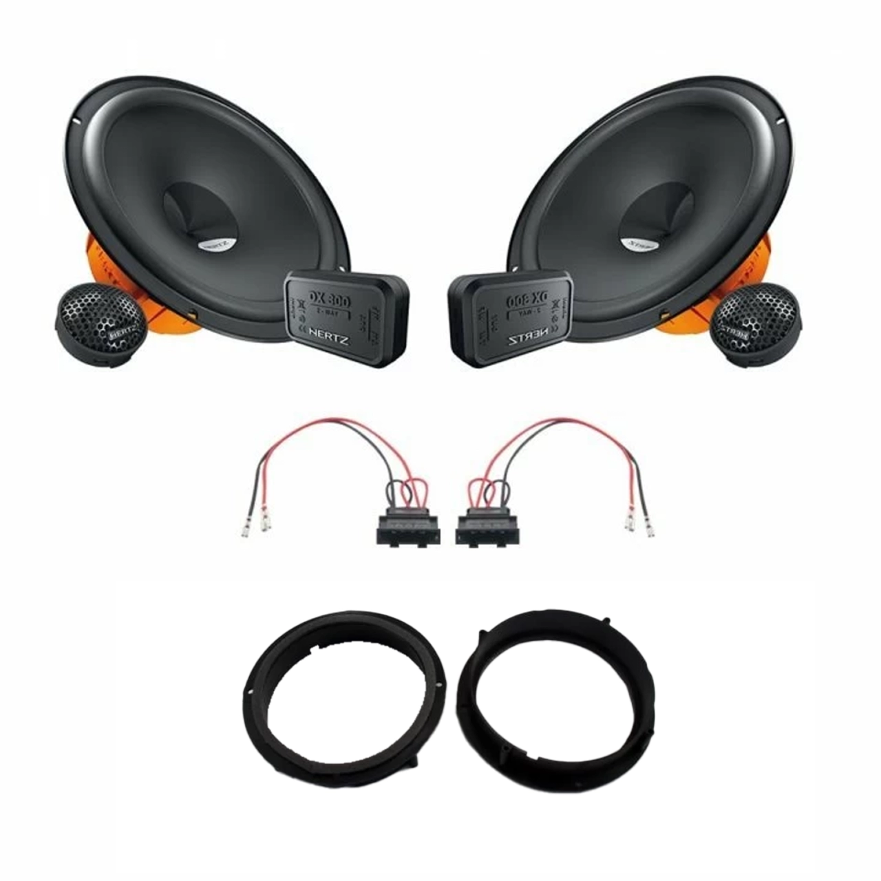 Pachet difuzoare Hertz Dieci dedicate usi fata Skoda Superb B6 (2008 - 2015)