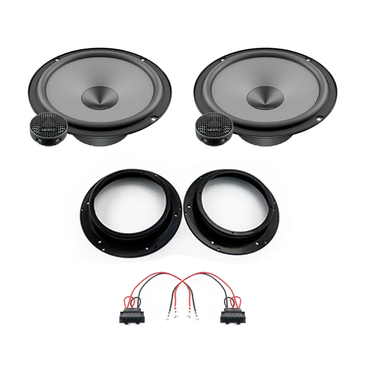 Pachet difuzoare auto Hertz Uno dedicat usi fata Volkswagen Caddy 2003-2015