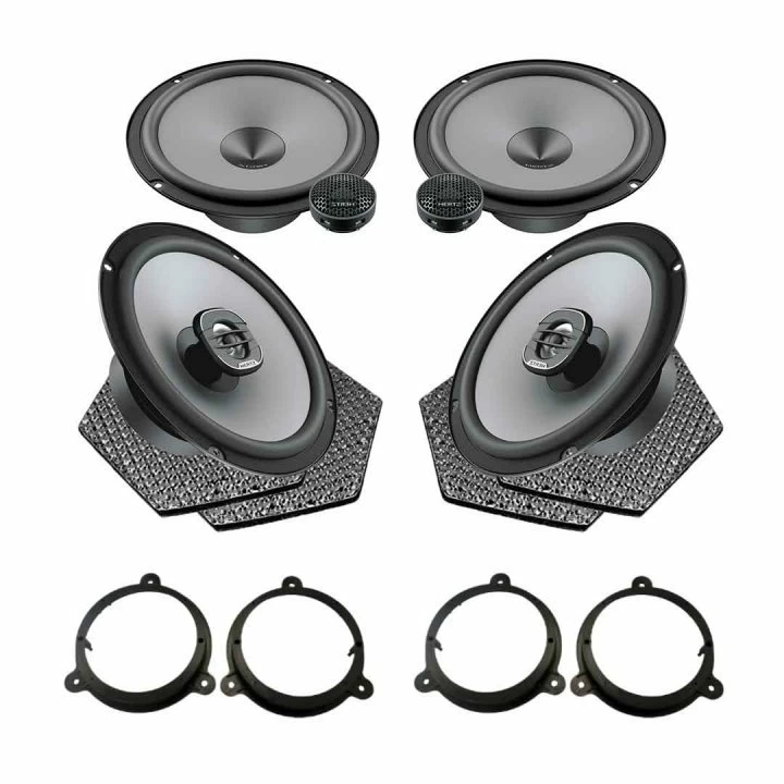 Pachet difuzoare auto Hertz Uno dedicat Mazda 2 2012-2022