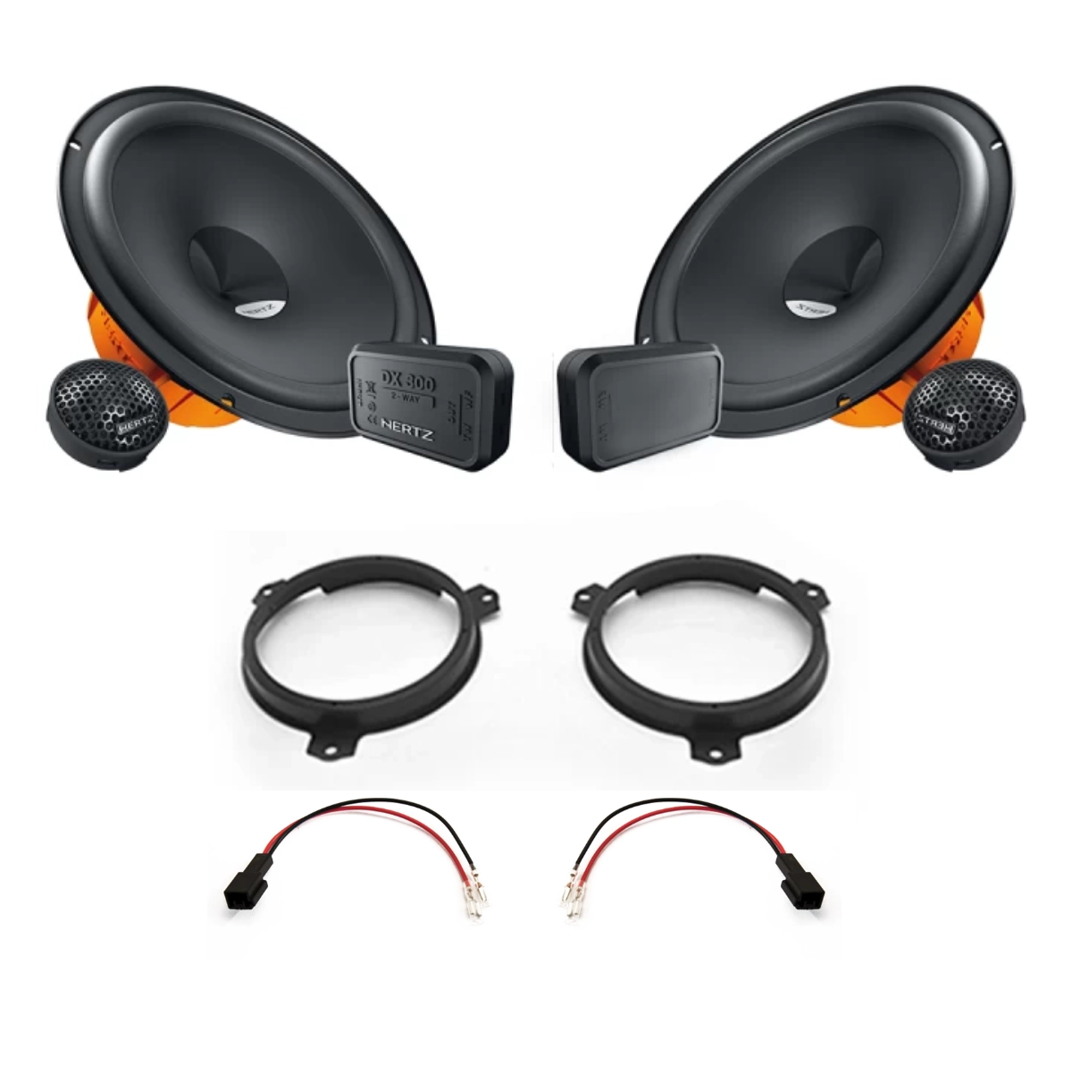 Pachet difuzoare auto Hertz Dieci dedicat usi fata Toyota Yaris Cross 2020-