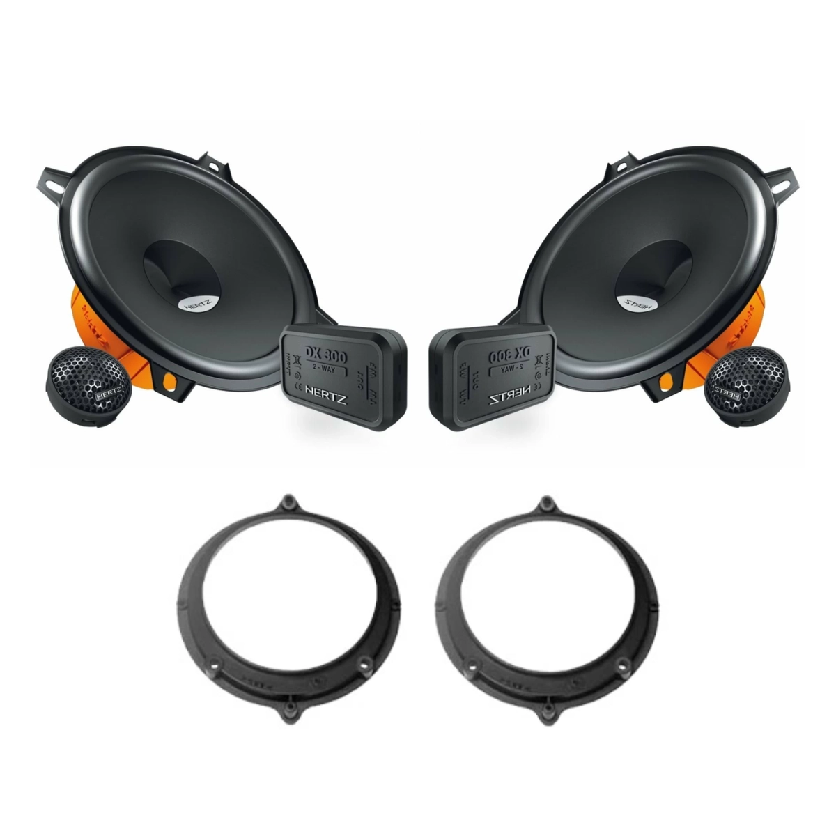 Pachet difuzoare auto usi Fata Audi A4 B5 1995-2001 Hertz Dieci 80 W