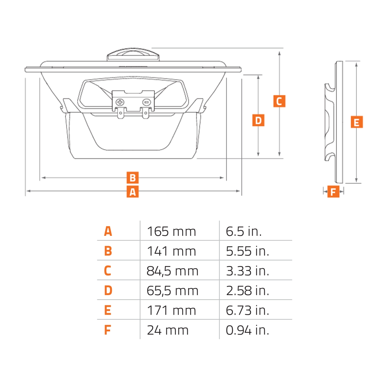 Difuzoare Auto Hertz Cento Pro CPX 165, set coaxial 2 căi, 165mm, 95W RMS, 4Ω, 2 difuzoare - imagine 7