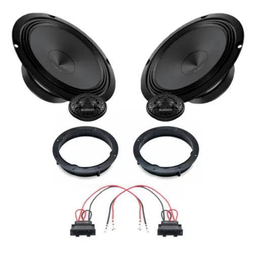 Pachet difuzoare auto Audison Prima dedicat usi fata Skoda Rapid 2012-, RMS 100W