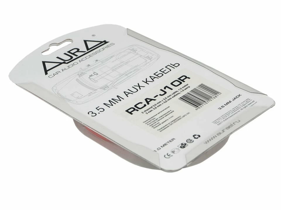 Cablu auxiliar Aura RCA-J10R, 1 metru - imagine 3