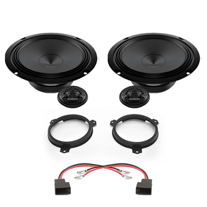 Pachet difuzoare auto Audison Prima dedicat usi fata Toyota Yaris 2011-2018