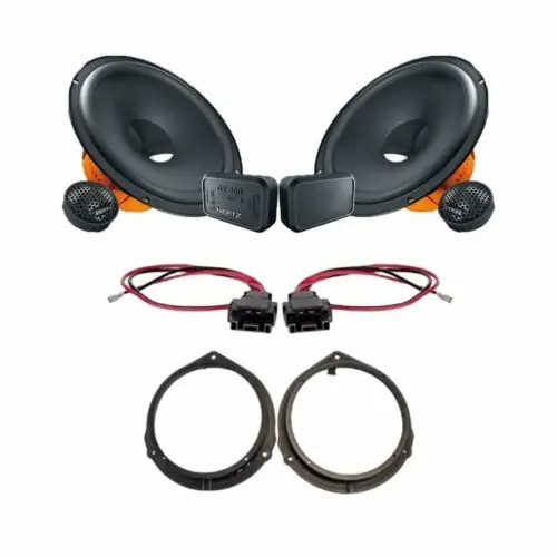 Pachet difuzoare auto Hertz Dieci dedicat usi fata Mercedes C Class 2007-2015, RMS 80W