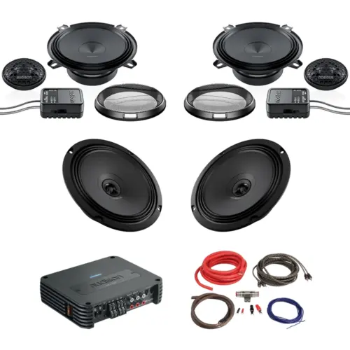 Pachet Difuzoare Auto cu amplificator Audi A4 B5 1995-2001 Audison Prima 560 W