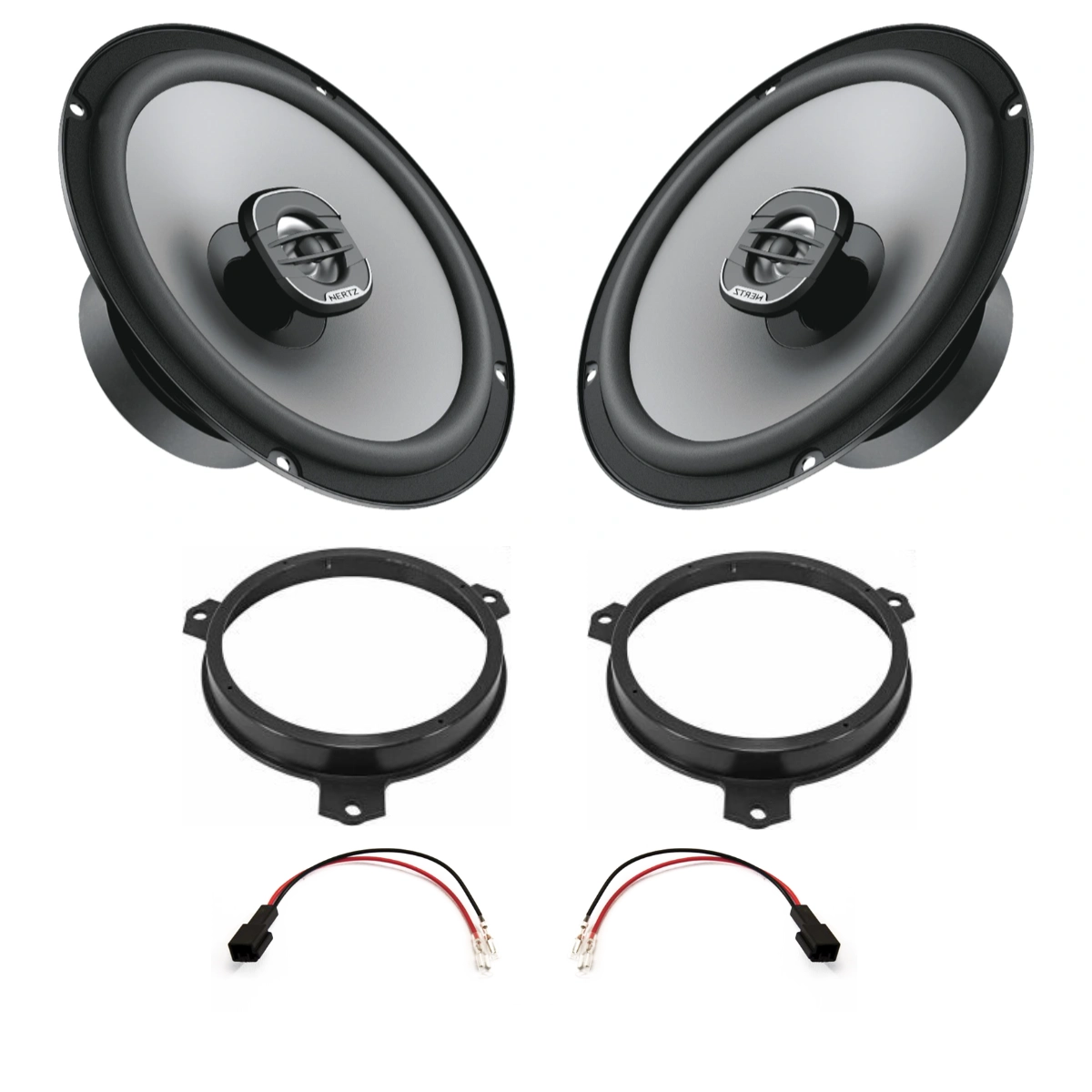 Pachet difuzoare auto usi Spate Toyota Yaris 2021-2023 Hertz Uno 55 W