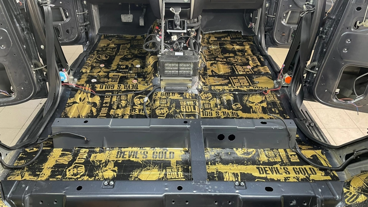 Insonorizant auto Premium STP Devil's Gold, 3mm, 2.8m² Bulk Pack - imagine 5