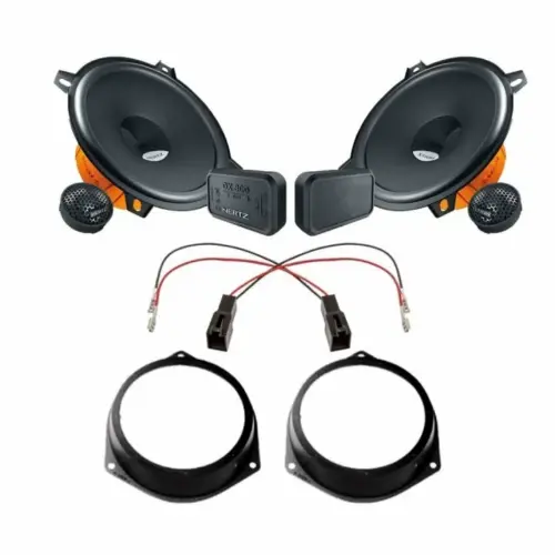 Pachet difuzoare auto Hertz Dieci dedicat usi fata Fiat Doblo 2009-, RMS 60W