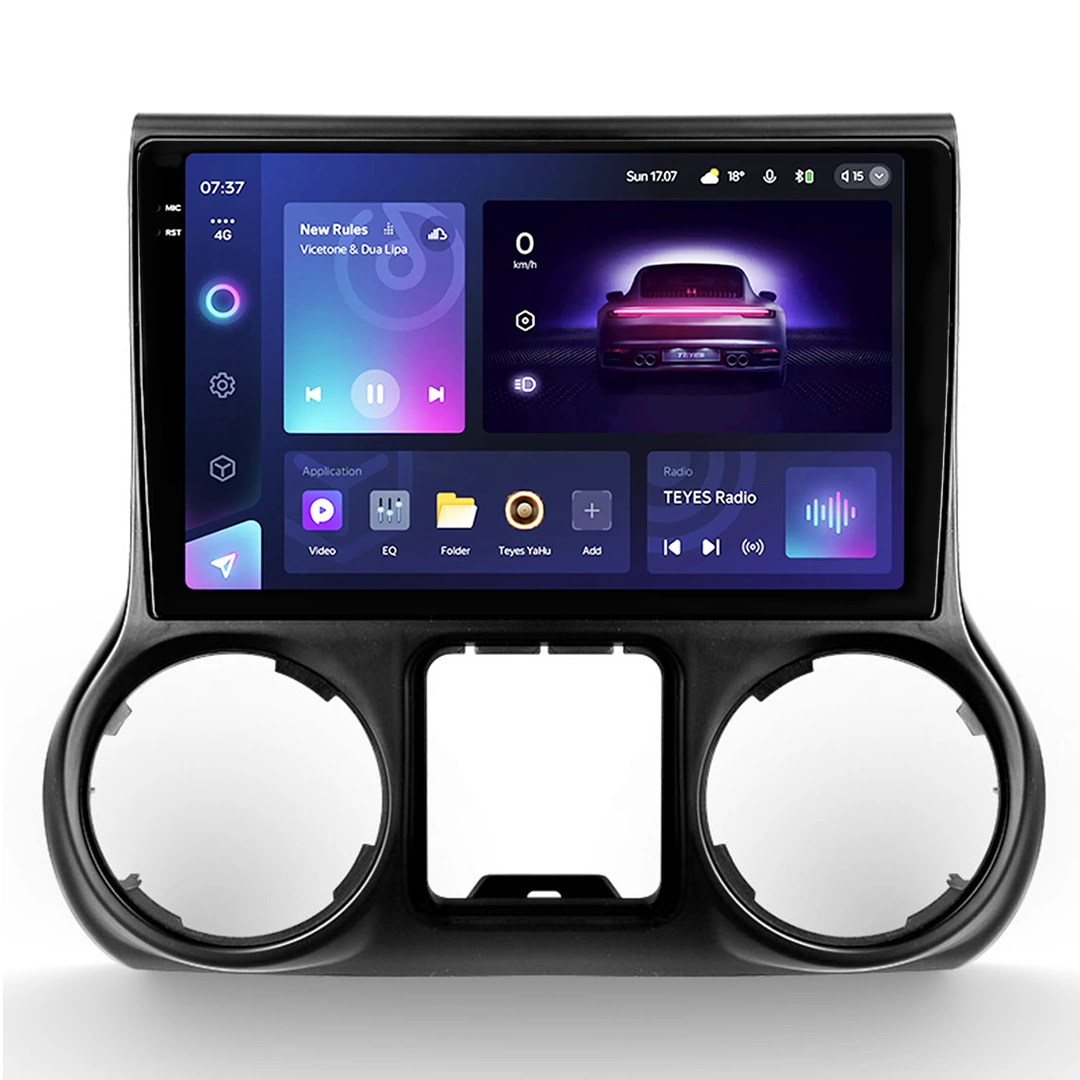 Navigatie Auto Teyes CC3 2K Jeep Wrangler 3 2010-2018 4+32GB 10.36" QLED Octa-core 2Ghz