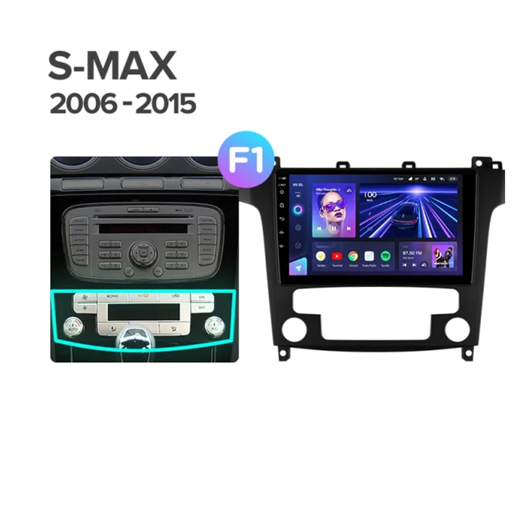 Navigatie Auto MOSS M2 Ford S-MAX 2006-2015 4+32GB 9" IPS Octa-core 1.6Ghz, Android 4G Bluetooth 5.1 DSP - Varianta B - imagine 6