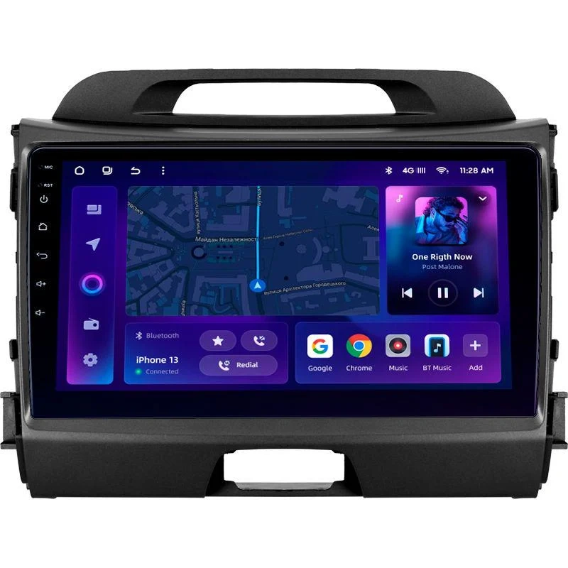 Navigatie Auto MOSS M2 Kia Sportage 3 2010-2016 4+64GB 9" IPS Octa-core 1.6Ghz