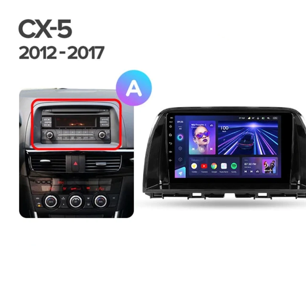 Navigatie Auto MOSS M2 Mazda CX-5 2012-2015 4+32GB 9" IPS Octa-core 1.6Ghz, Android 4G Bluetooth 5.1 DSP - Varianta B - imagine 6