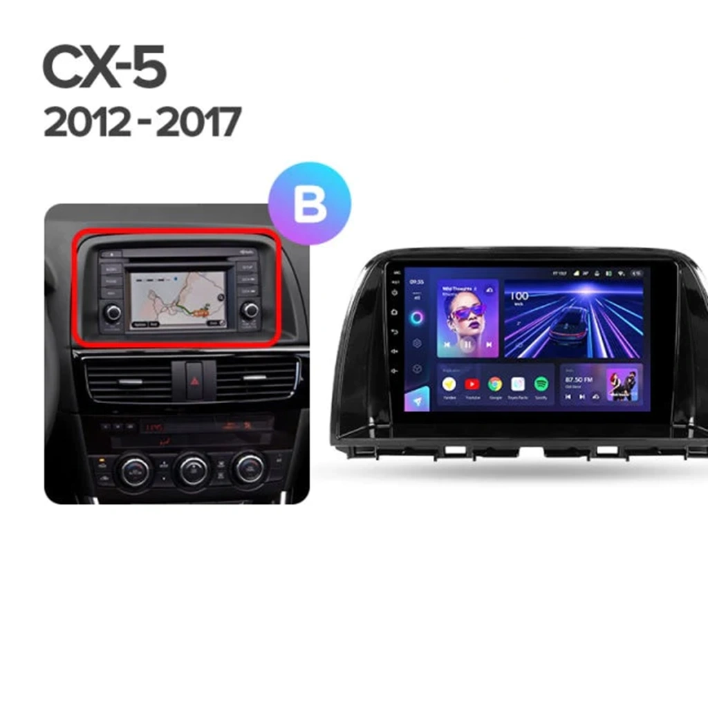 Navigatie Auto MOSS M2 Mazda CX-5 2012-2015 4+32GB 9" IPS Octa-core 1.6Ghz, Android 4G Bluetooth 5.1 DSP - Varianta B - imagine 7