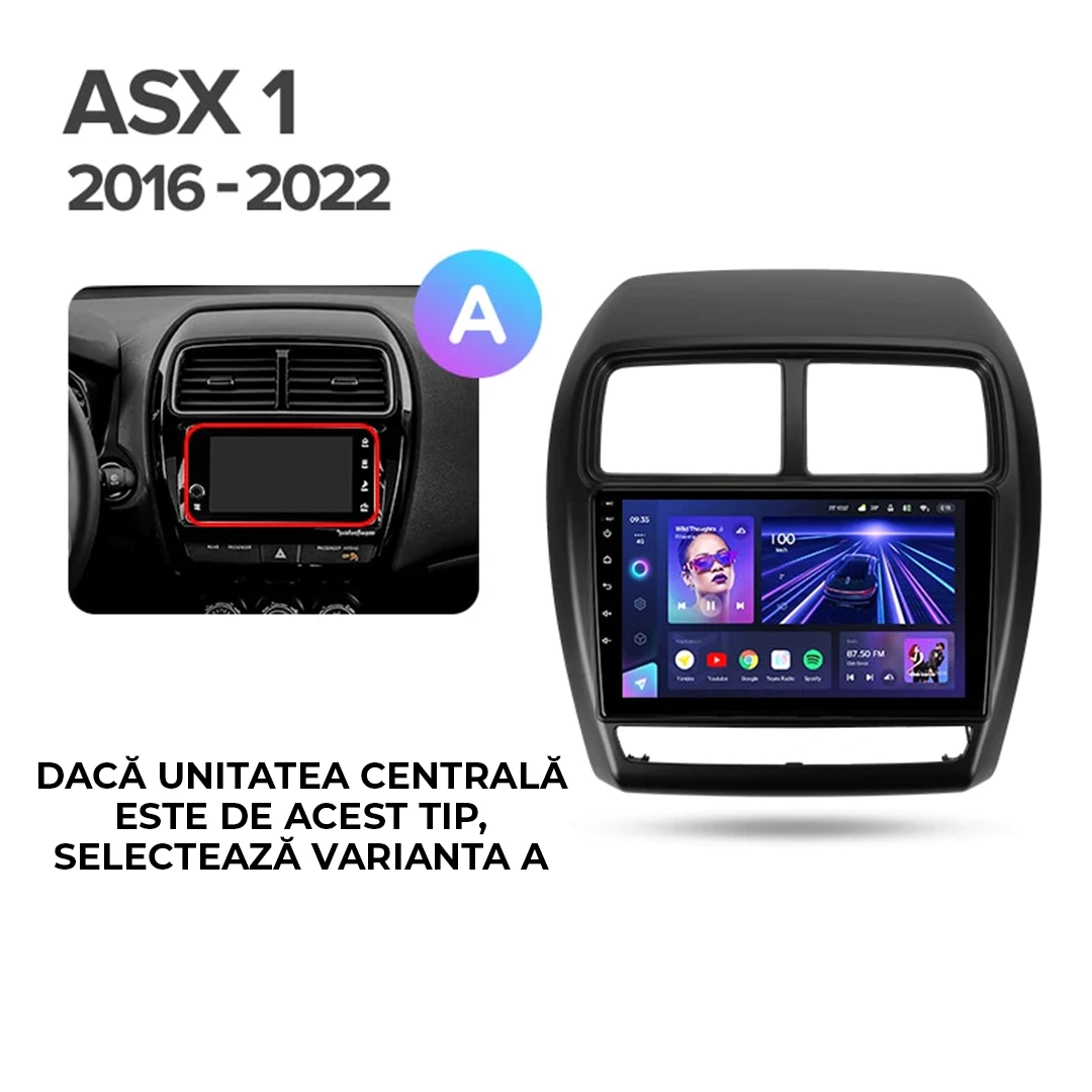 Navigatie Auto MOSS M2 Mitsubishi ASX 2 2016-2023 4+32GB 9" IPS Octa-core 1.6Ghz, Android 4G Bluetooth 5.1 DSP - Varianta A - imagine 5