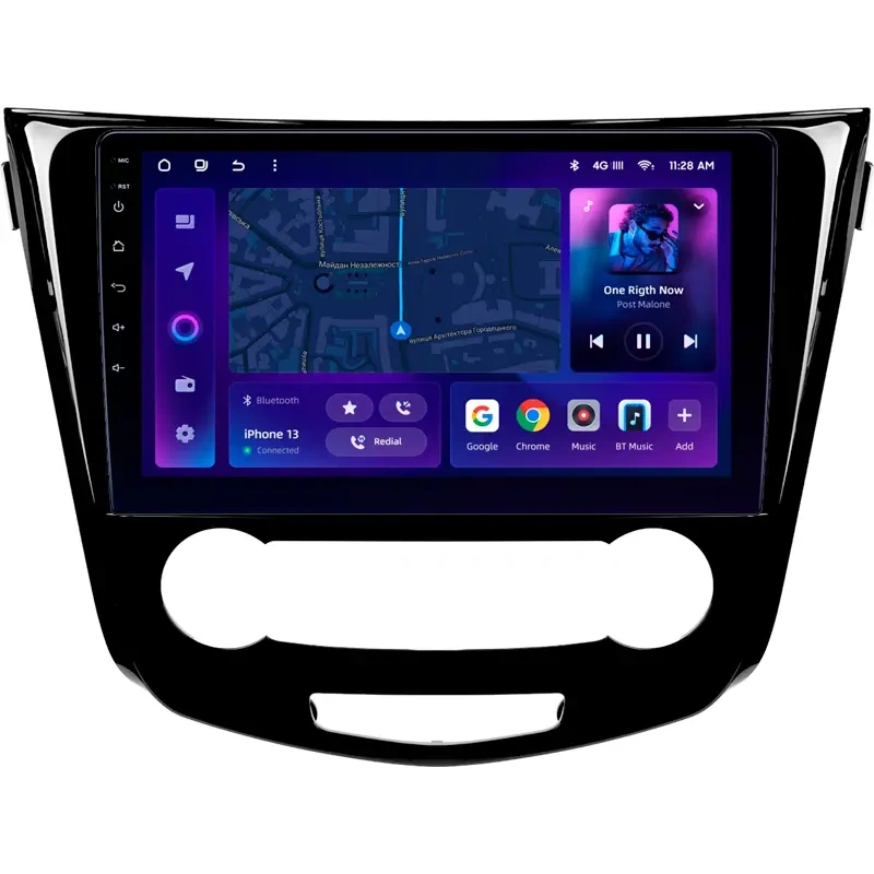 Navigatie Auto MOSS M2 Nissan Qashqai 2 J11 2013-2017 4+64GB 10" IPS Octa-core 1.6Ghz