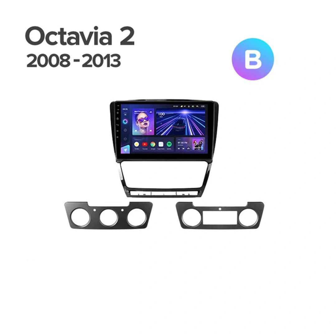 Navigatie Auto MOSS M2 Skoda Octavia 2 2004-2013 4+64GB 10" IPS Octa-core 1.6Ghz, Android 4G Bluetooth 5.1 DSP - Varianta A - imagine 7