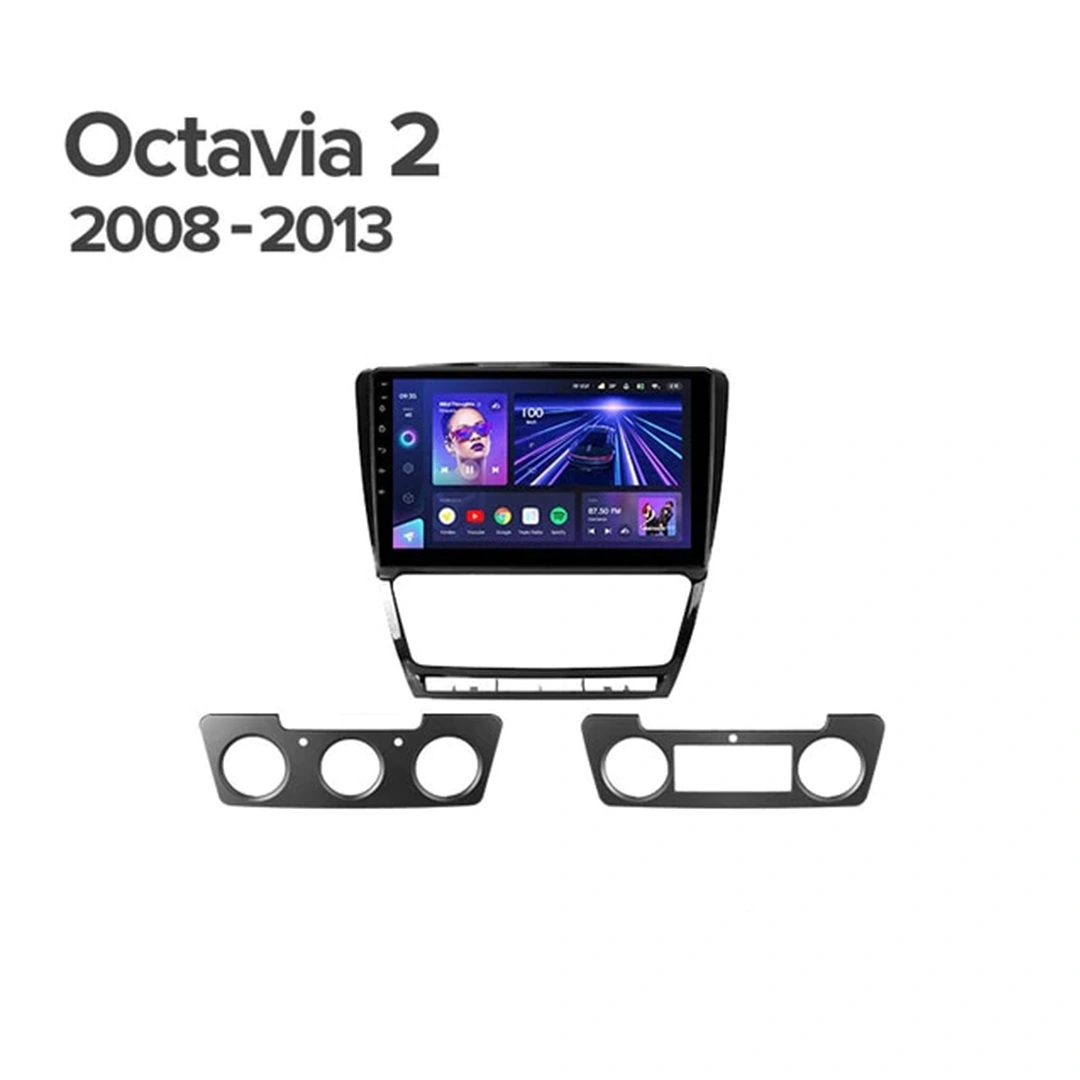 Navigatie Auto MOSS M2 Skoda Octavia 2 2004-2013 4+64GB 10" IPS Octa-core 1.6Ghz, Android 4G Bluetooth 5.1 DSP - Varianta A - imagine 6