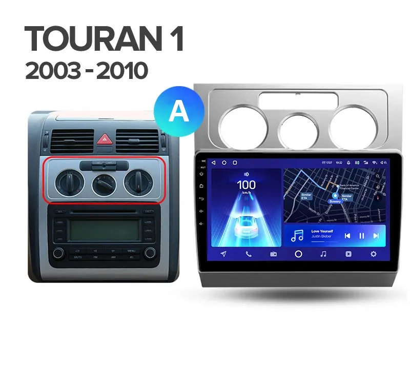 Navigatie Auto MOSS M2 Volkswagen Touran 1 2003-2010 4+64GB 10" IPS Octa-core 1.6Ghz, Android 4G Bluetooth 5.1 DSP - Varianta B - imagine 5