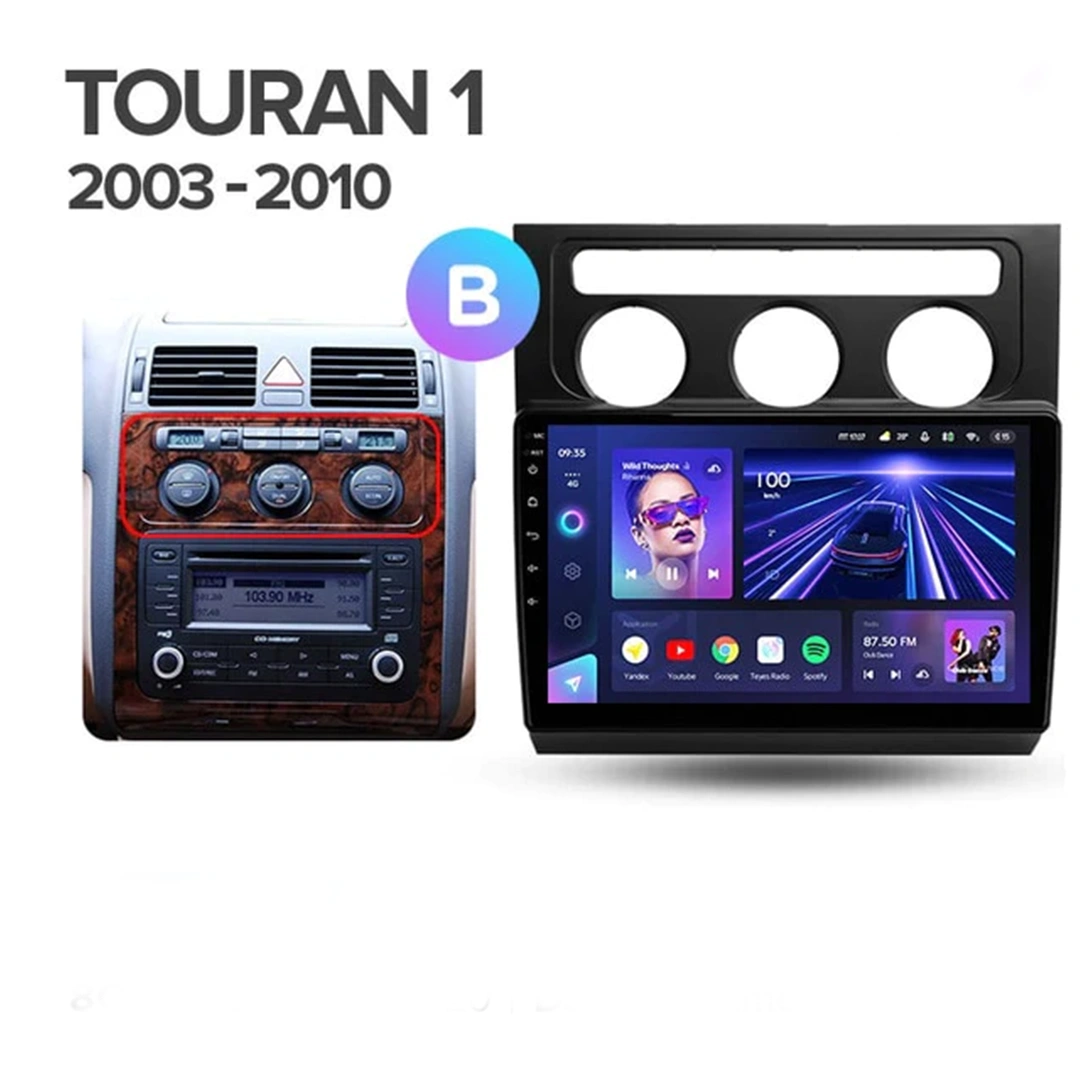 Navigatie Auto MOSS M2 Volkswagen Touran 1 2003-2010 4+64GB 10" IPS Octa-core 1.6Ghz, Android 4G Bluetooth 5.1 DSP - Varianta B - imagine 6