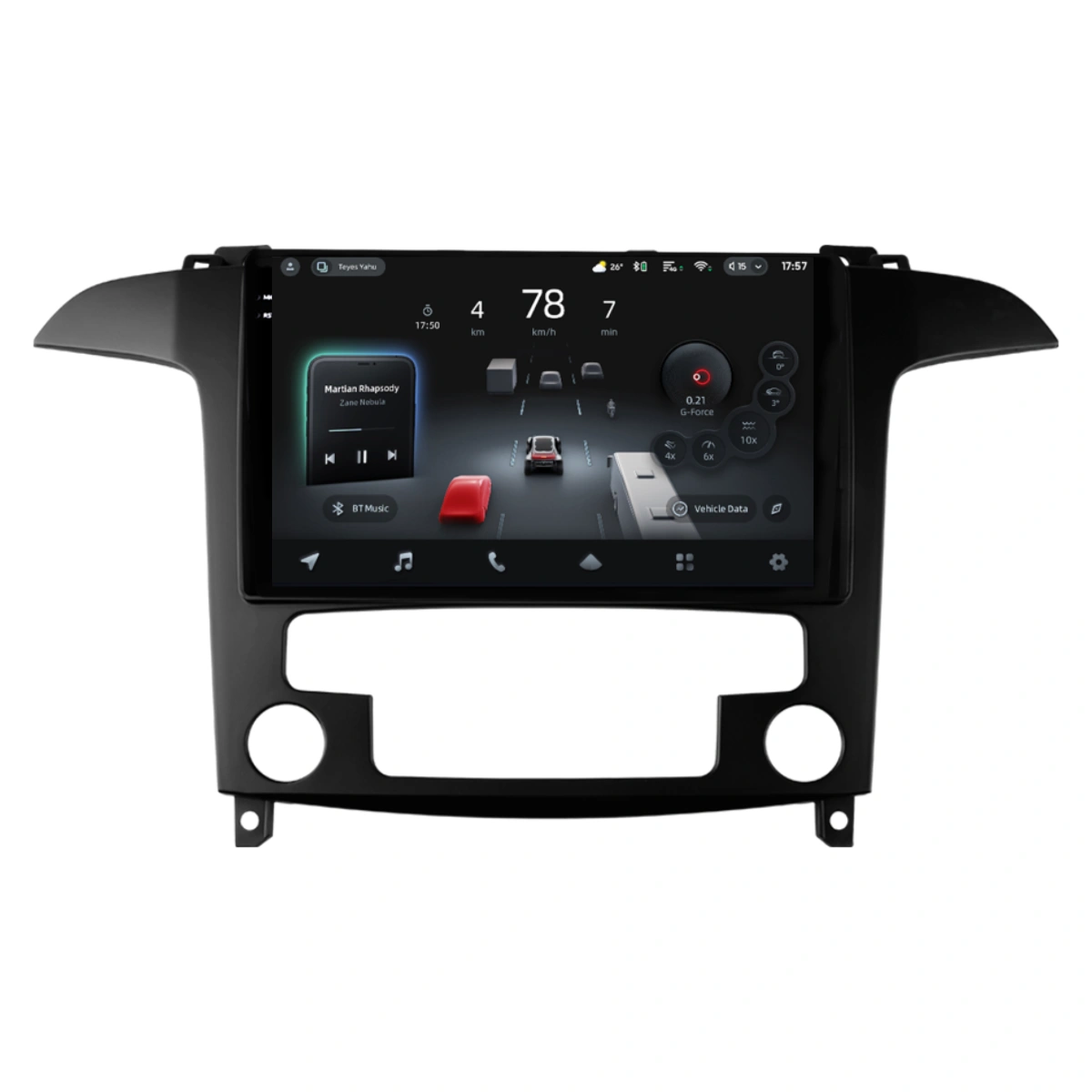 Navigatie Auto cu Asistenta AI Teyes CC4 PRO Ford S-MAX 2006-2015 8+128GB 9.5" QLED