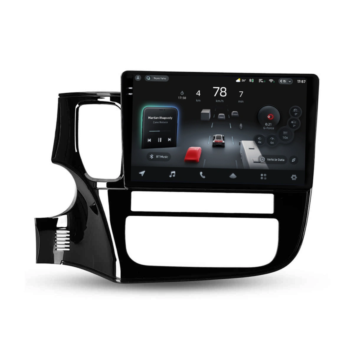 Navigatie Auto cu Asistenta AI Teyes CC4 PRO Mitsubishi Outlander 3 2018-2021 8+128GB 10.36" QLED