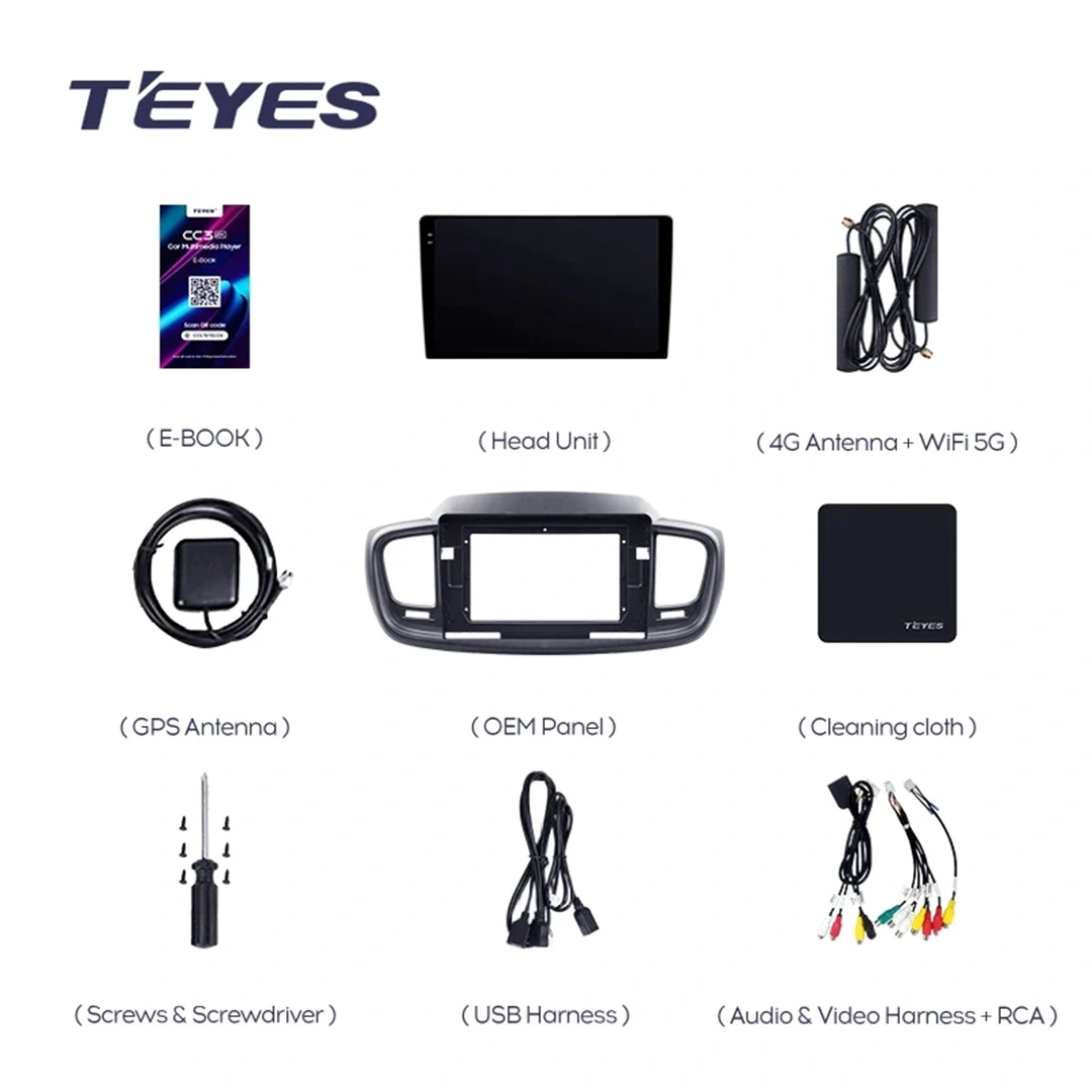 Navigatie Auto cu Asistenta AI Teyes CC4 PRO Kia Sorento 2015-2020 8+128GB 10.36" QLED, Android 13, 5G, 7.1 DSP, CarPlay - Varianta A - imagine 10