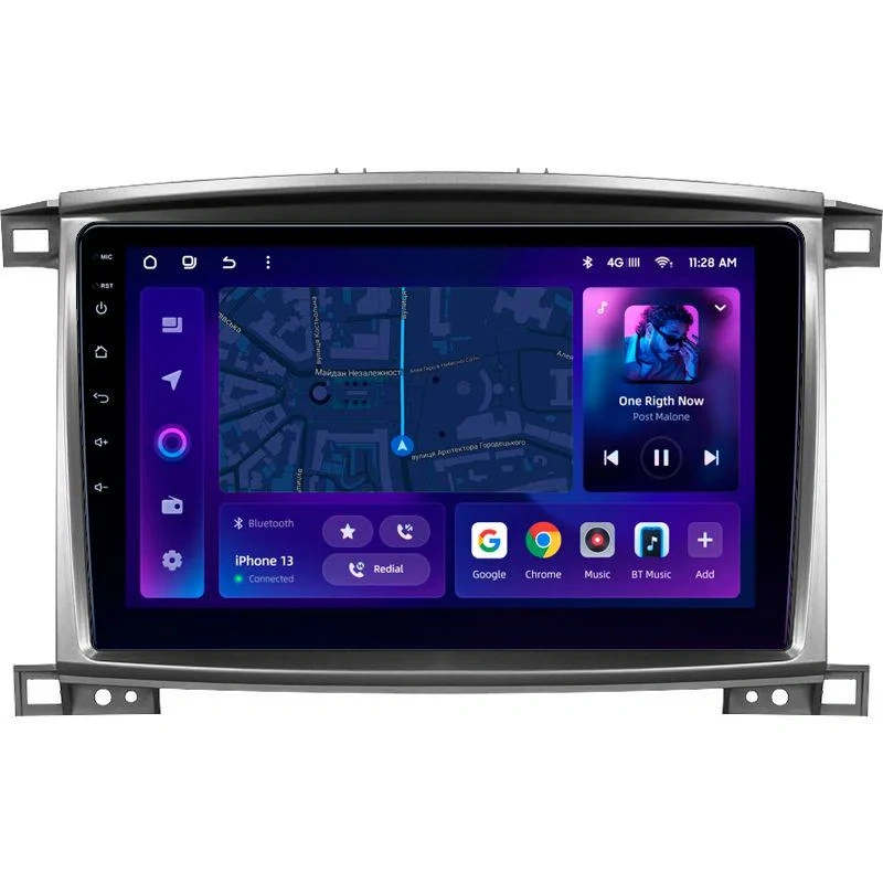 Navigatie Auto MOSS M3 Toyota Land Cruiser LC J100 2002-2007 4+32GB 10" QLED Octa-core 2Ghz