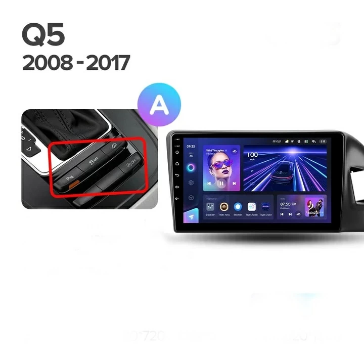 Navigatie Auto Teyes CC3 2K Audi Q5 8R 2008-2017 4+32GB 9.5" QLED Octa-core 2Ghz Android 4G Bluetooth 5.1 DSP - Varianta A - imagine 8