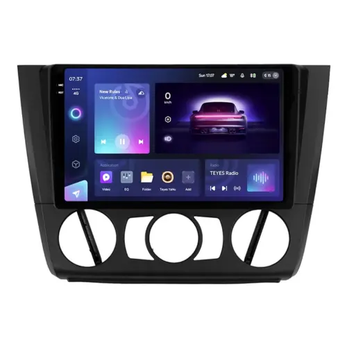 Navigatie Auto Teyes CC3 2K BMW Seria 1 E87 2004-2011 4+64GB 9.5″ QLED Octa-core 2Ghz, Android 4G Bluetooth 5.1 DSP – Varianta A