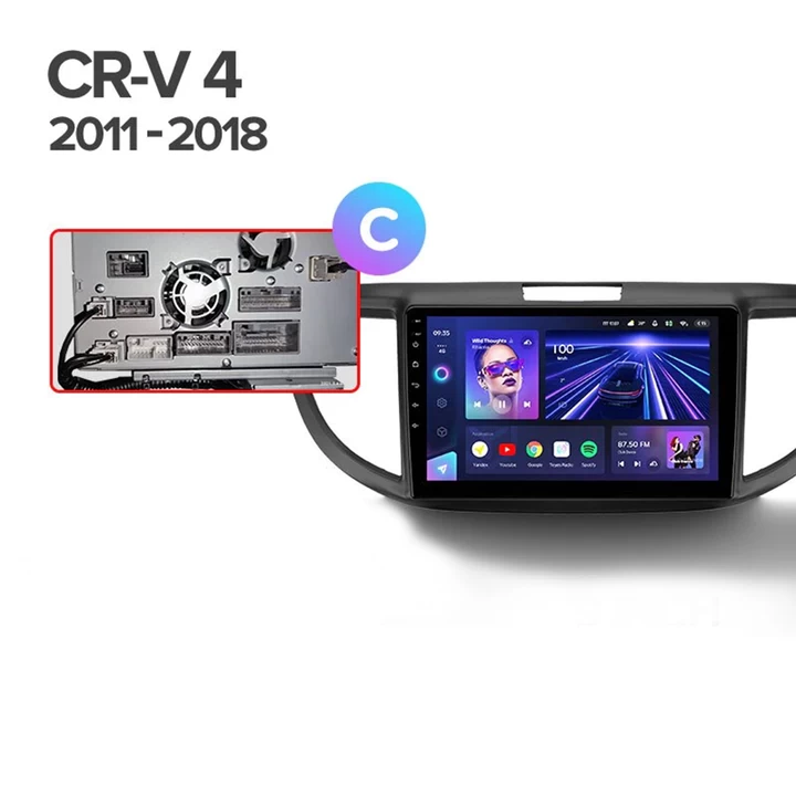 Navigatie Auto Teyes CC3 2K Honda CR-V 4 2011-2016 4+32GB 9.5" QLED Octa-core 2Ghz Android 4G Bluetooth 5.1 DSP - Varianta C - imagine 8