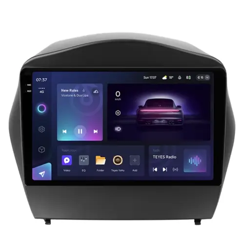 Navigatie Auto Teyes CC3 2K Hyundai Tucson 2 2009-2015 4+64GB 9.5″ QLED Octa-core 2Ghz, Android 4G Bluetooth 5.1 DSP – Varianta B