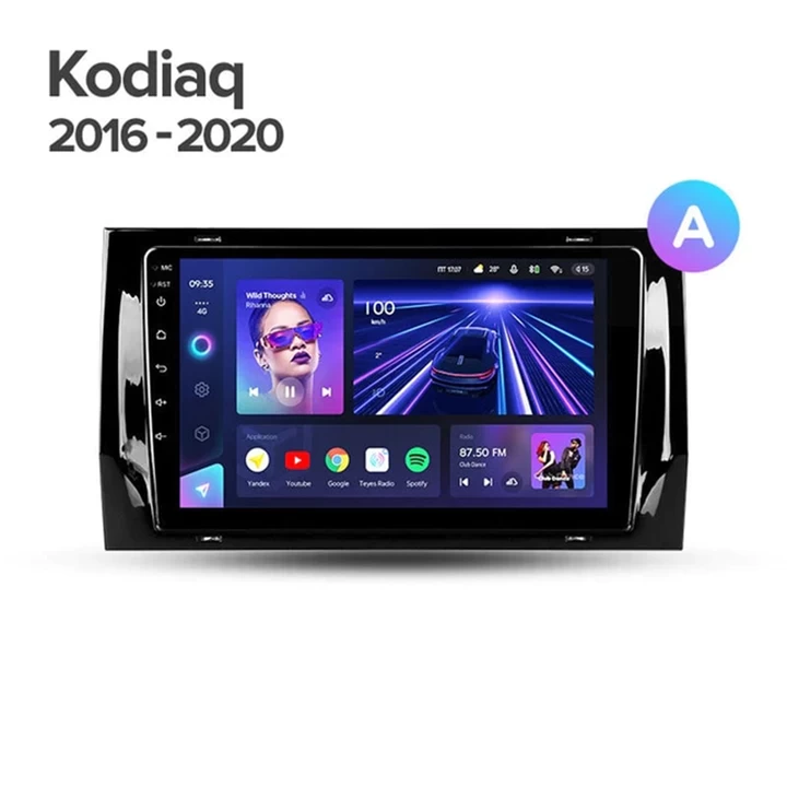 Navigatie Auto Teyes CC3 2K Skoda Kodiaq 2017-2021 4+64GB 9.5" QLED Octa-core 2Ghz, Android 4G Bluetooth 5.1 DSP - Varianta A - imagine 8