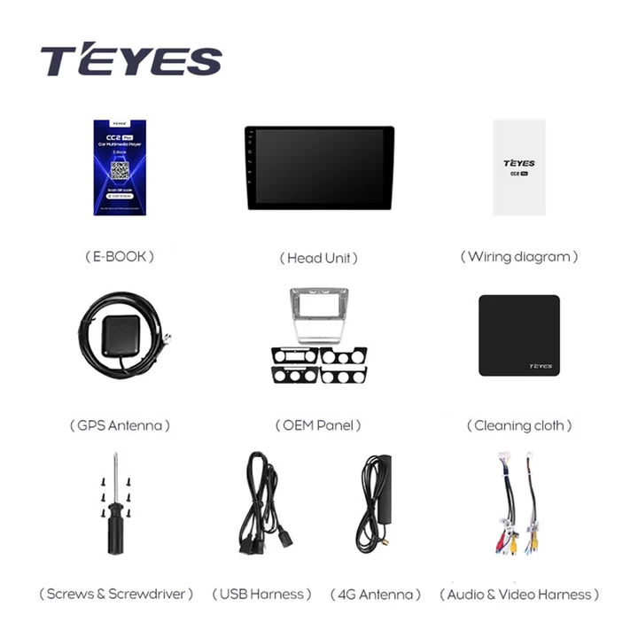 Navigatie Auto Teyes CC3 2K Skoda Octavia 2 2004-2013 4+32GB 10.36" QLED Octa-core 2Ghz Android 4G Bluetooth 5.1 DSP - Varianta A - imagine 10