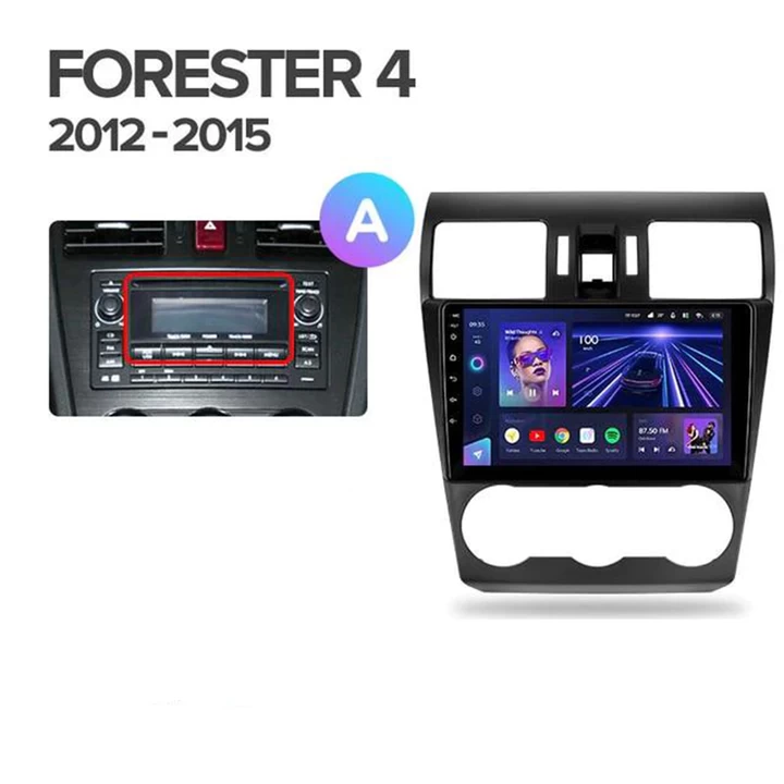Navigatie Auto Teyes CC3 2K Subaru Forester 4 2012-2018 6+128GB 9.5" QLED Octa-core 2Ghz Android 4G Bluetooth 5.1 DSP - Varianta B - imagine 8