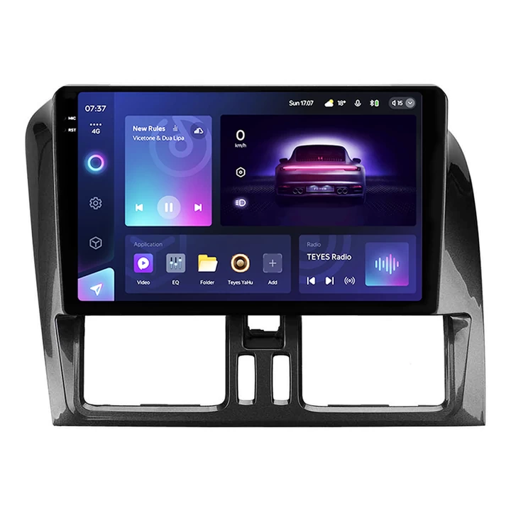 Navigatie Auto Teyes CC3 2K Volvo XC60 2008-2017 4+32GB 9.5" QLED Octa-core 2Ghz Android 4G Bluetooth 5.1 DSP - Varianta A