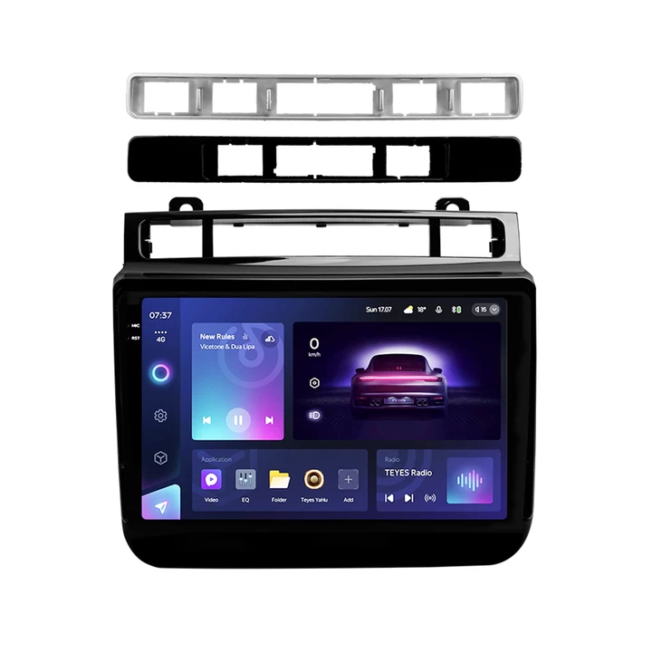 Navigatie Auto Teyes CC3 2K Volkswagen Touareg 2 2010-2018 4+32GB 9.5" QLED Octa-core 2Ghz Android 4G Bluetooth 5.1 DSP - Varianta A