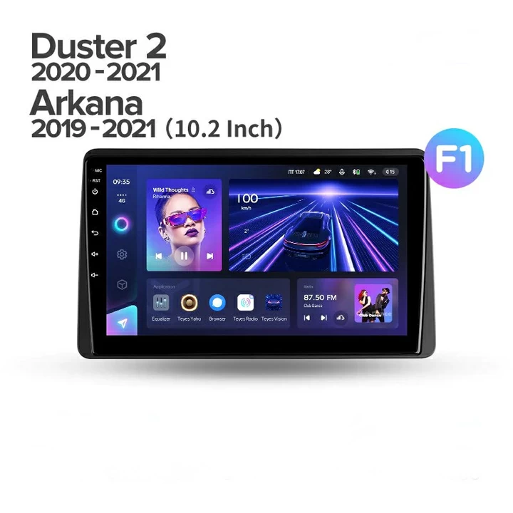 Navigatie Auto Teyes CC3 2K 360° Dacia Duster 2 2018-2021 6+128GB 10.36" QLED Octa-core 2Ghz, Android 4G Bluetooth 5.1 DSP - Varianta B - imagine 6