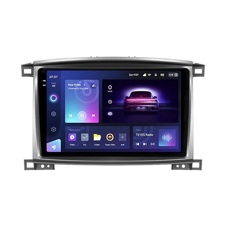 Navigatie Auto Teyes CC3 2K 360° Toyota Land Cruiser LC J100 2002-2007 6+128GB 10.36" QLED Octa-core 2Ghz