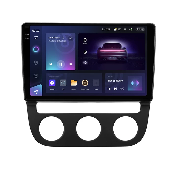 Navigatie Auto Teyes CC3 2K 360° Volkswagen Golf 5 2005-2010 6+128GB 10.36" QLED Octa-core 2Ghz