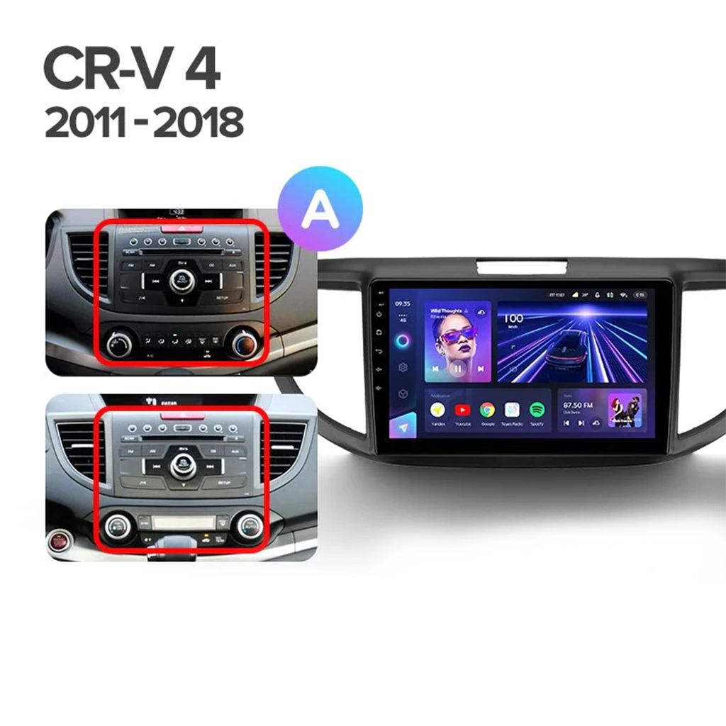 Navigatie Auto Teyes CC3L Honda CR-V 4 2011-2015 4+64GB 9" IPS Octa-core 1.6Ghz, Android 4G Bluetooth 5.1 DSP - Varianta B - imagine 7